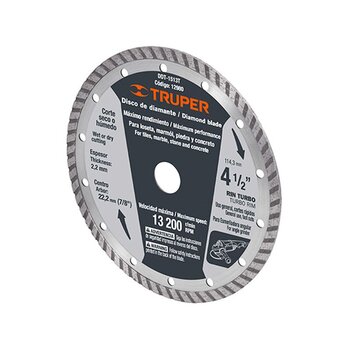 Disco Diamante Pretul Rin Continuo 4 pulg