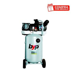 Paq. con Souvenir compresor banda vertical 110L industrial 3.2HP