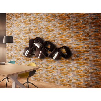 Muro Stonefort Daltile 34 x 45 cm Multicolor