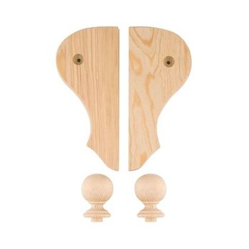 Ménsula Pino 31 mm 1¼ Cortinero Sencillo