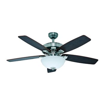 Ventilador de cielo CoolFan Tornado niquel 52 pulg