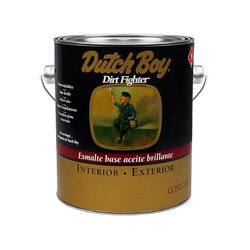 Esmalte Alquidálico Dirt Fighter Dutch Boy Blanco Mate 1 Gal