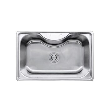 Fregadero Equipado Kele 75 x 48 cm 1 Tarja Empotrar KTS3019A