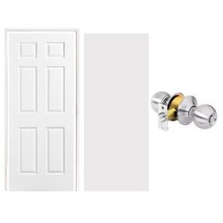 Paquete Puerta Lamina Mixta 80 x 210 cm