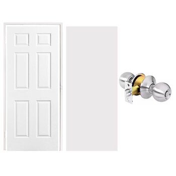 Paquete Puerta Lamina Mixta 80 x 210 cm