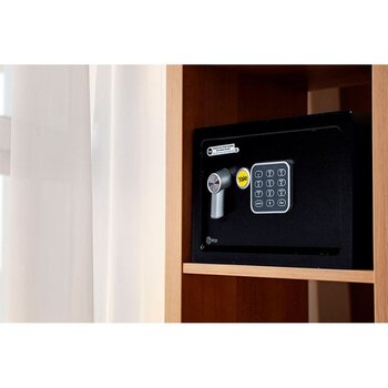Caja de Seguridad Yale 20 x 31 x 20 cm Negra