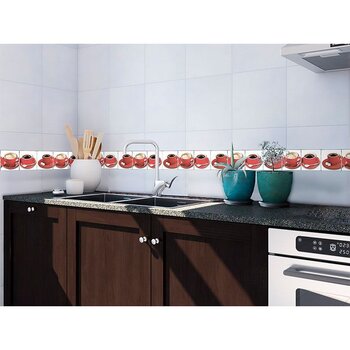 Decorado para muro en 15x45cm Americano marca Tiles 2000