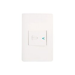 Placa 1 Apagador Timbre Blanco marca Lucek