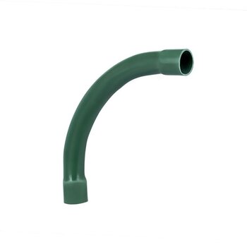 Curva PVC Verde Conduit ½ pulg x 90