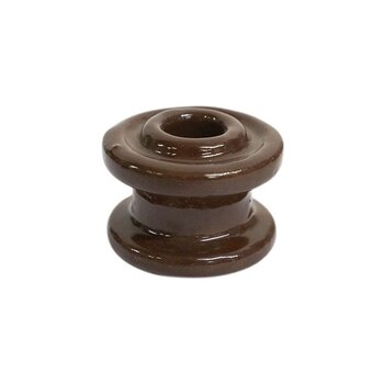 Carrete Aislador INP1321 Porcelana Mediano