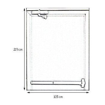 Paquete Puerta Emergencia Izquierda 103 x 219 cm LH/RHR