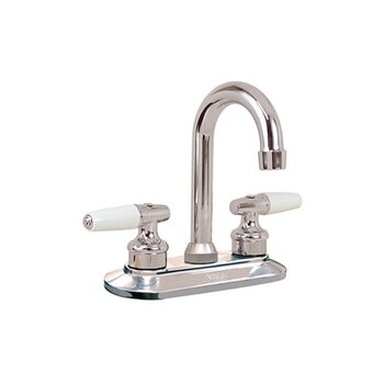 Mezcladora para Lavabo Rugo 4 Piruli Blanco Cromo