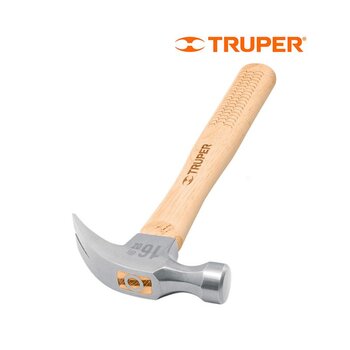 Martillo Pulido Uña Curva Truper 16 oz