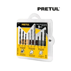 Juego 9 Brocas Pretul