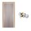 Paquete Puerta Tambor 70 x 213 cm HDF-Roble Gris