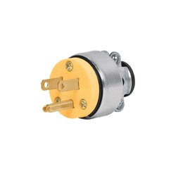 Clavija Blindada Volteck 2 Polos + Tierra Conector Macho