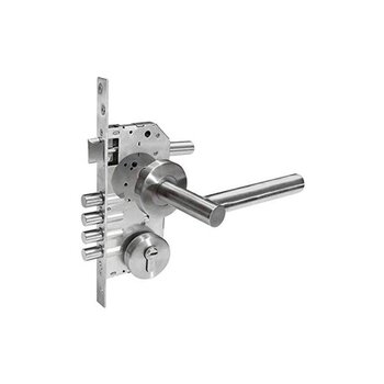 Cerradura Entrada T Dexter Alta Seguridad Ll/Ll Acero Inox.