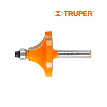 Broca Router Redondeador Molduras Truper 1½ x ¾ pulg