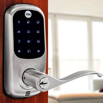 Cerradura Manija Real Living Yale Níquel