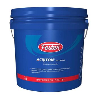 Cemento Acrílico Fester Acriton 4 Lt