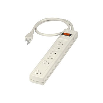 Multicontacto Barra 6 Entradas Volteck