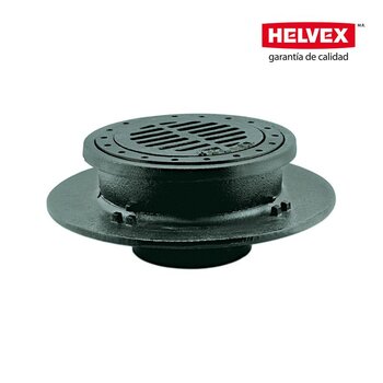Coladera Helvex Rejilla Redonda 5424