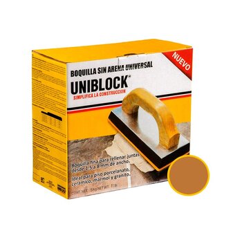 Boquilla sin Arena Uniblock 5 kg Café Claro