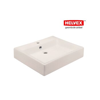 Lavabo Marfil Helvex Sobreponer LVLUCERNA1M