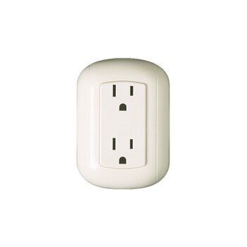 Toma Corriente Dúplex 2P + T Modus marca Bticino Marfil