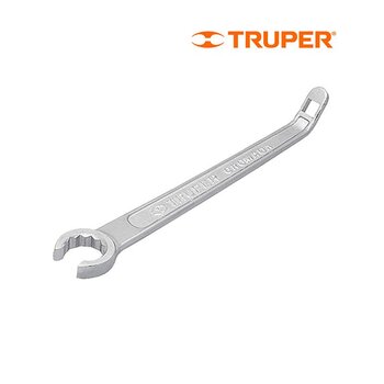 Llave Gas Cromada Truper 7/8 x 9 pulg
