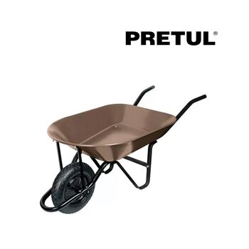 Carretilla Capacidad 65 l Pretul Gris Calibre 24