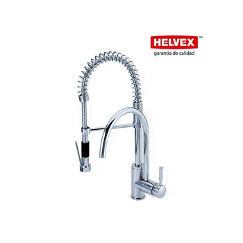 Monomando Fregadero Profesional Doble Cabezal E-308