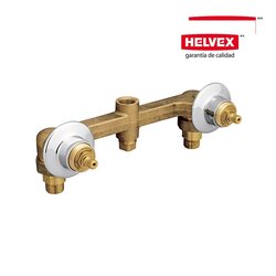 Ensamble Empotrar Doble Helvex Ducha o Tina E50II