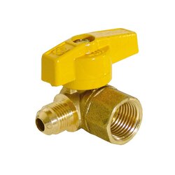 Llave Gas Control Angular 1/2 x 3/8 pulg Flare