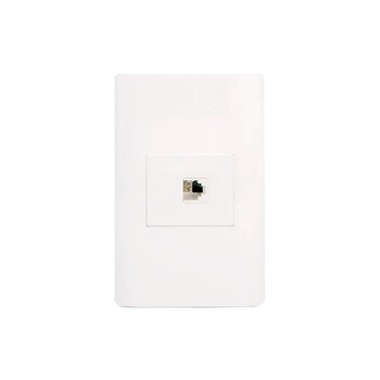 Placa 1 Toma Telefónica marca Lucek Blanco