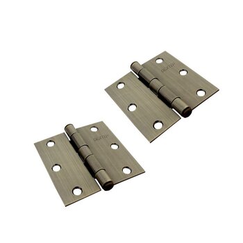 Bisagra Cabeza Plana Sin Balero Latón Antiguo Dexter Mod.7208