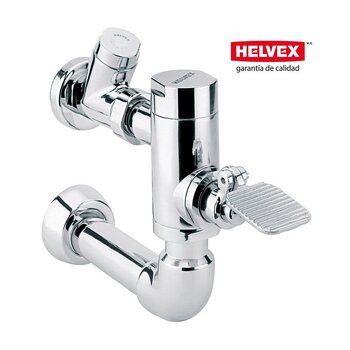 Fluxómetro Mingitorio Helvex Pedal Expuesto 410-19