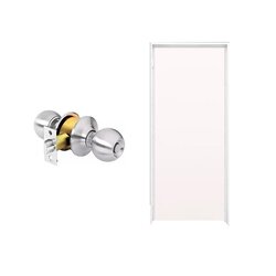 Paquete Puerta Lamina Lisa 80 x 210 cm