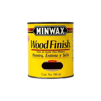 Mancha Aceite Wood Finish Minwax Ebony 1 Lt