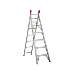 Escalera Aluminio Cuprum Convertible 13 Peldaños