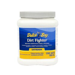 Pintura Acrílica Látex Satinada Dirt Fighter Blanco 909 mL Pintura Acrílica Látex Satinada Dirt Fighter Blanco 909 mL