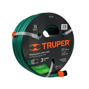 Manguera Reforzada 3 Capas Truper 20 m