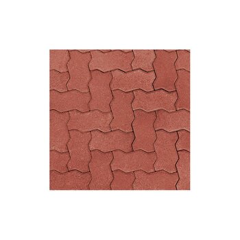 Adoquín Titán Mextile 22.5 x 11.25 x 6 cm Rojo Rubí