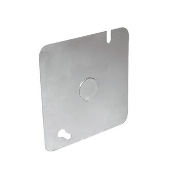 Tapa Cuadrada Galvanizada Reforzada 4 x 4 pulg