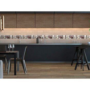 Decorado para muro en 15x45cm Datiles marca Tiles 2000