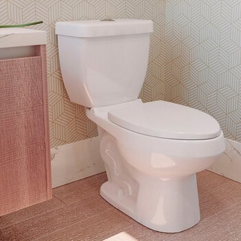 Sanitario Alargado Blanco Drakar Grado Ecológico 4.8 LPD