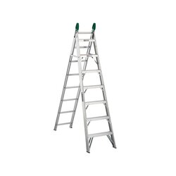 Escalera Aluminio Cuprum Convertible 15 Peldaños