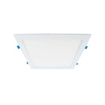Luminario Led empotrado blanco neutro Flat Square Estevez 24 W