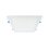 Luminario Led empotrado blanco neutro Flat Square Estevez 24 W