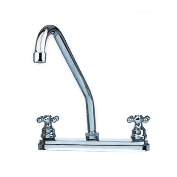 Mezcladora para fregadero Cruceta Cromo 8CR